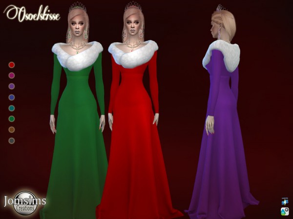  The Sims Resource: Osoelstisse dress by jomsims