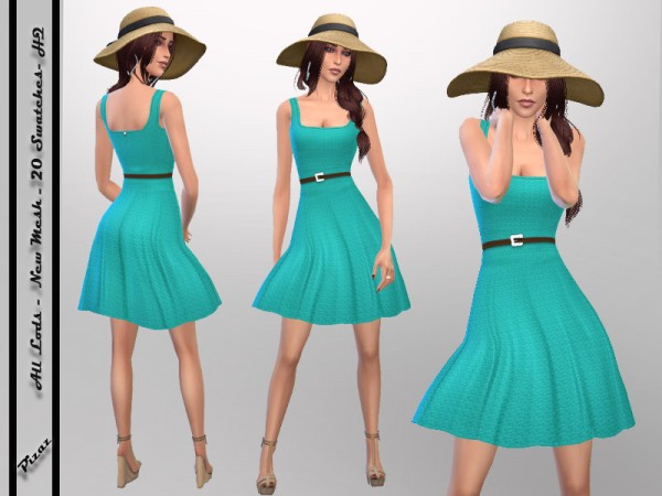  The Sims Resource: Sundress 005 T E by pizazz