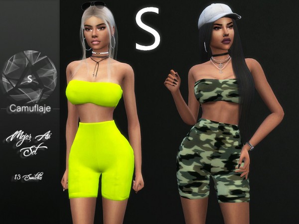  The Sims Resource: Mejor Asi Outfit by Camuflaje