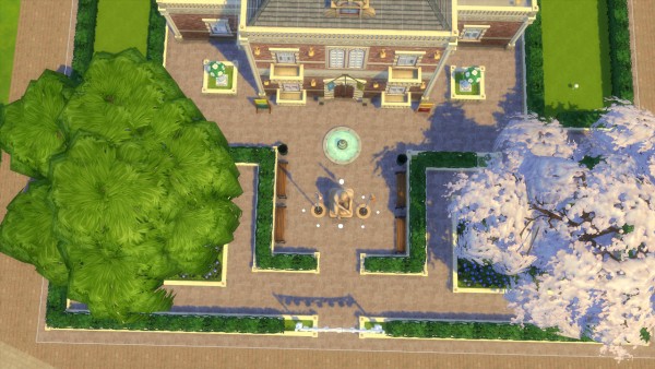  Mod The Sims: Laurel Library Renovated (No CC) by dotssims