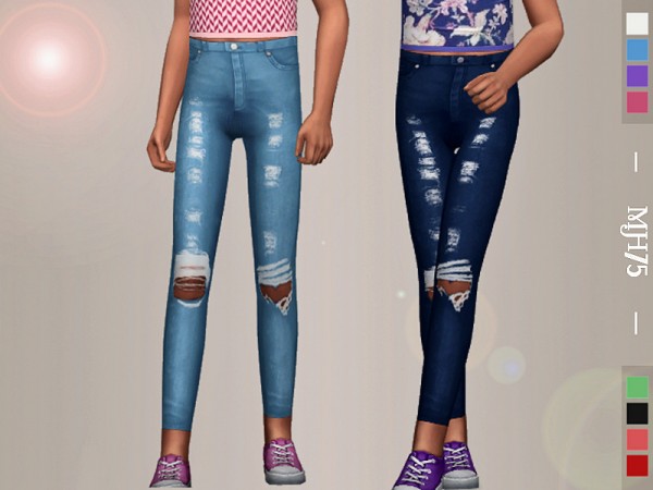  The Sims Resource: Rona Jeans byMargeh 75