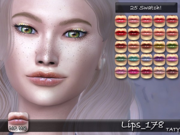  The Sims Resource: Lips 178 by tatygagg