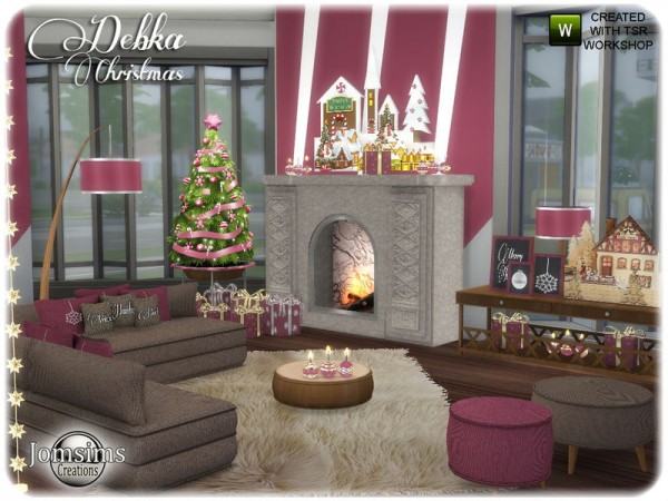  The Sims Resource: Debka christmas living by jomsims