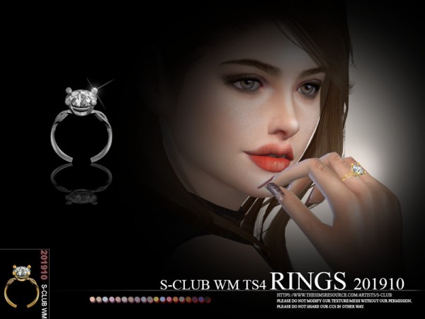  The Sims Resource: Rings 201910 by S Club