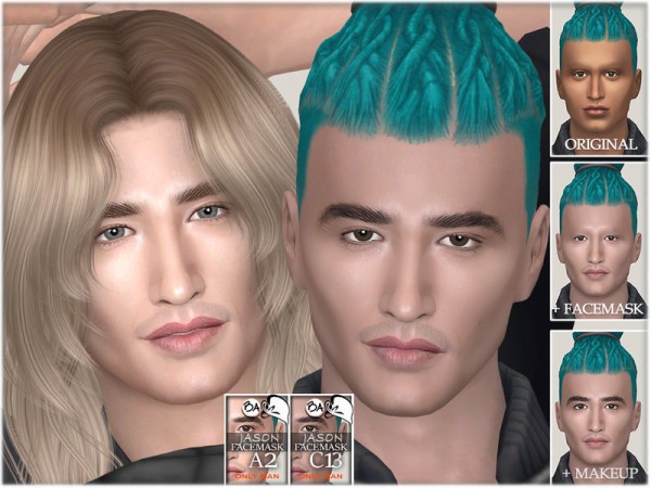  The Sims Resource: Jason facemask by BAkalia