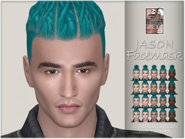  The Sims Resource: Jason facemask by BAkalia