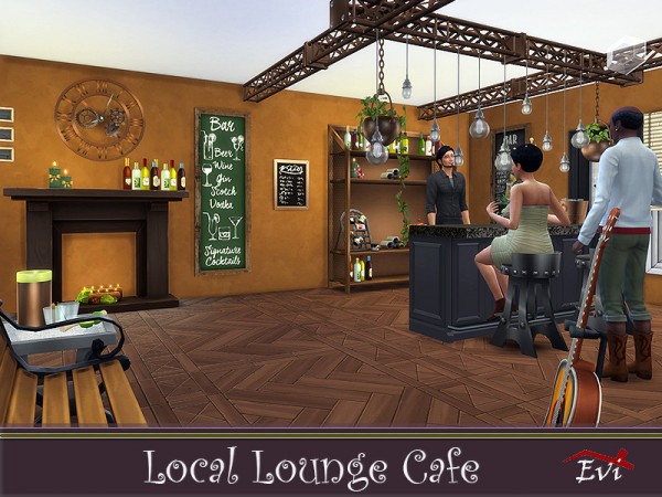  The Sims Resource: Local Lounge Cafe by evi