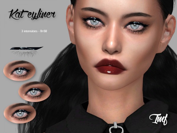  The Sims Resource: Kat Eyeliner N.68 by IzzieMcFire