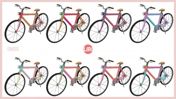 Mod The Sims: Bicycle! Bicycle! recolored by Lierie