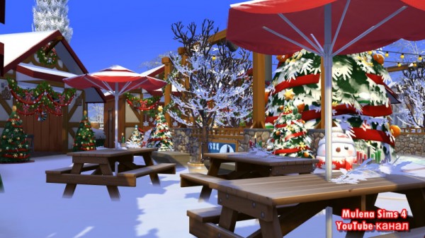  Sims 3 by Mulena: Christmas Market