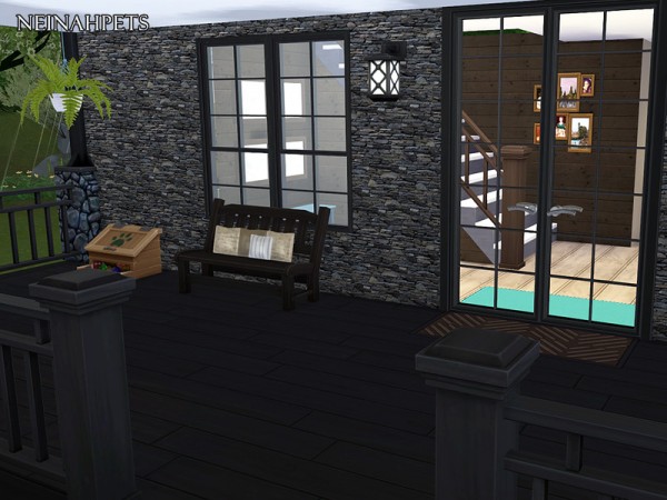  The Sims Resource: Vintage Villa Stone Wall by neinahpets