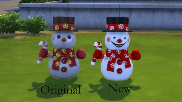  Mod The Sims: Happy snowman by hippy70