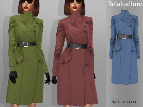  The Sims Resource: Sabrina coat by belal1997