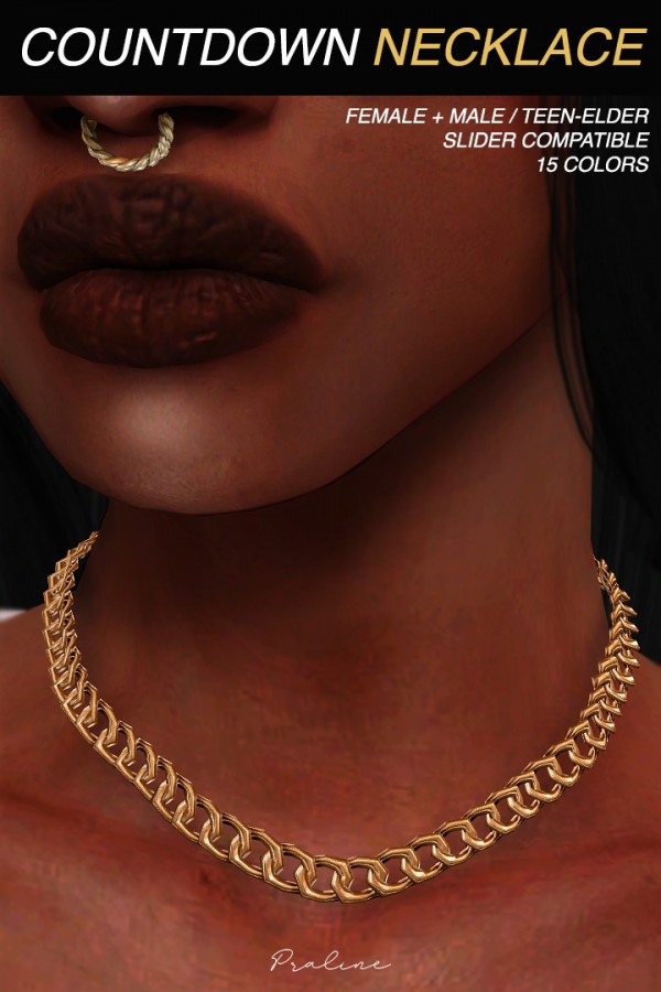  Praline Sims: Contdown necklace