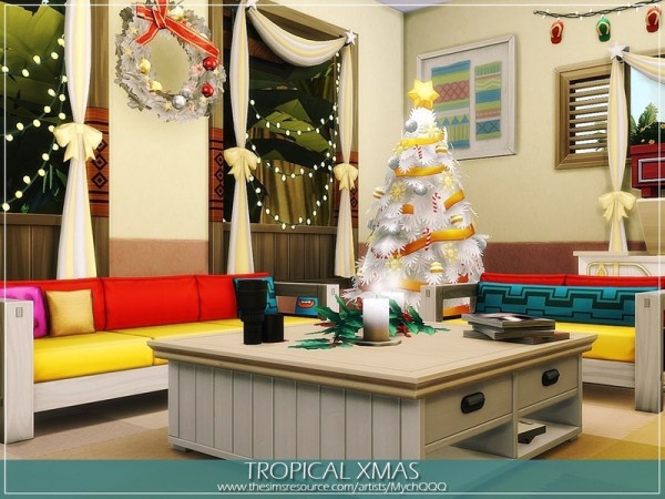  The Sims Resource: Tropical Xmas by MychQQQ