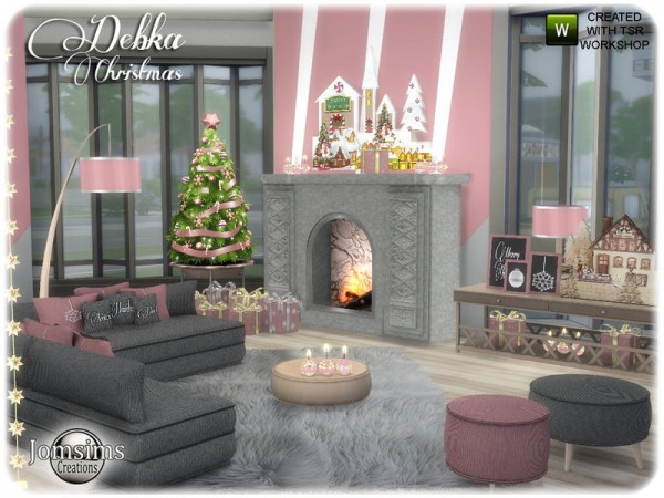  The Sims Resource: Debka christmas living part 2 by jomsims