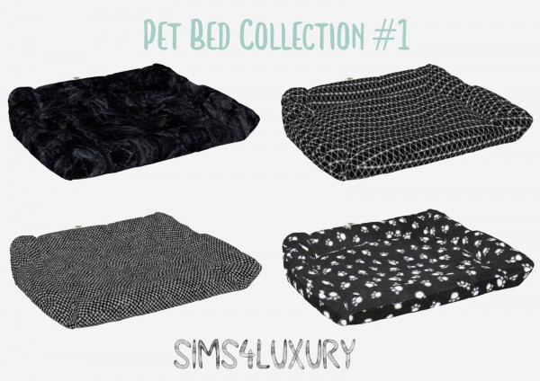  Sims4Luxury: Pet Bed Collection 1