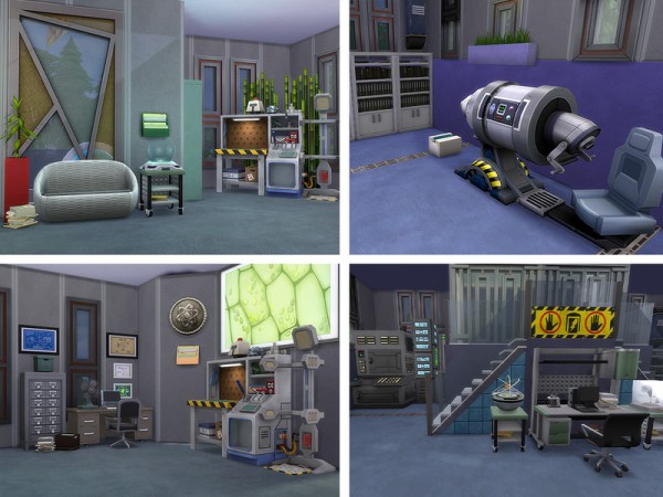  The Sims Resource: Tech and Bio Center by Ineliz