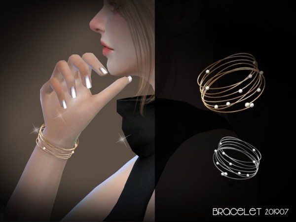  The Sims Resource: Bracelet 201907 by S Club