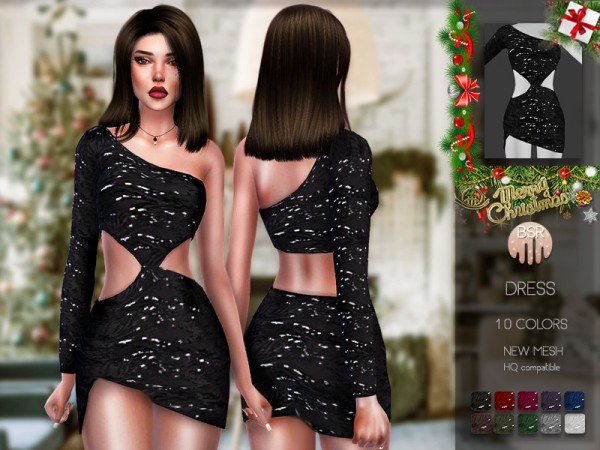  The Sims Resource: Dress BD165 by busra tr