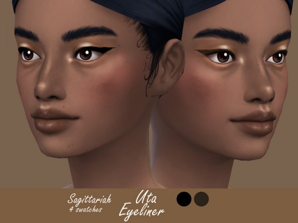  The Sims Resource: Uta Eyeliner by Sagittariah
