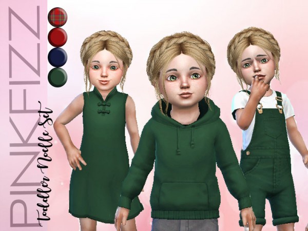  The Sims Resource: Toddler Noelle Set by Pinkfizzzzz