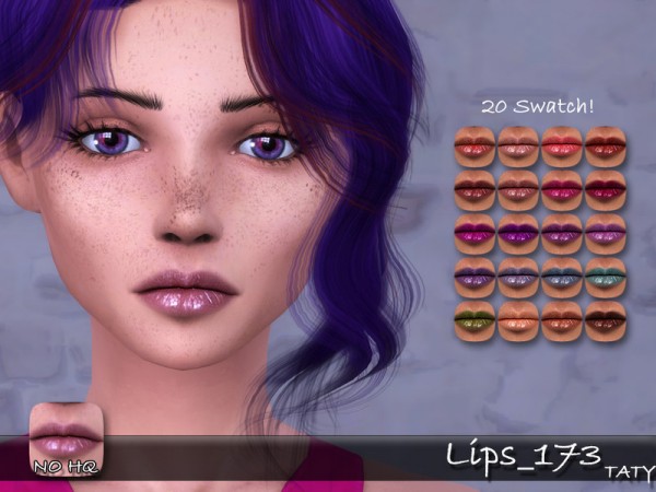  The Sims Resource: Lips 173 by Taty