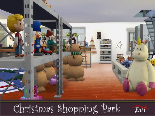  The Sims Resource: Christmas Shopping Park by evi