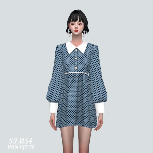  SIMS4 Marigold: Candy Mini Dress