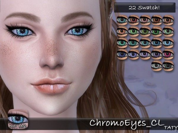 The Sims Resource: Chromo Eyes by Taty