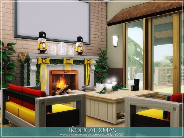  The Sims Resource: Tropical Xmas by MychQQQ
