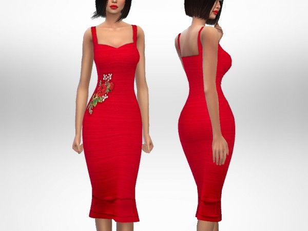  The Sims Resource: Freedom Dress by Puresim