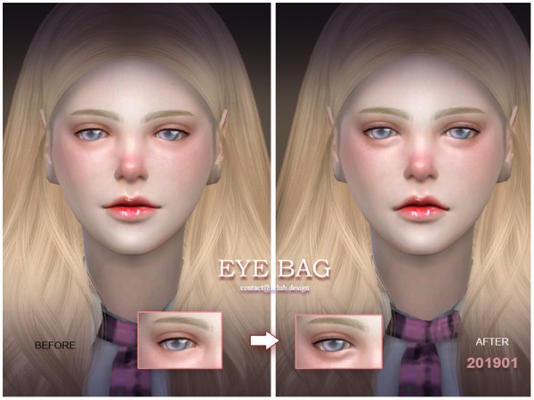  The Sims Resource: Eyebag 201901 by S Club