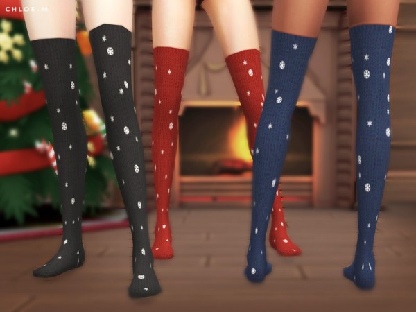  The Sims Resource: Knitted Socks by ChloeMMM