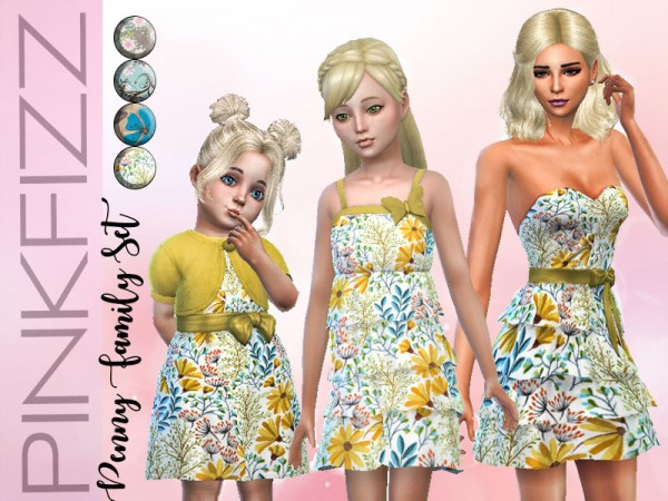  The Sims Resource: Penny Family Set by Pinkfizzzzz