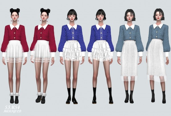  SIMS4 Marigold: Candy Blouse