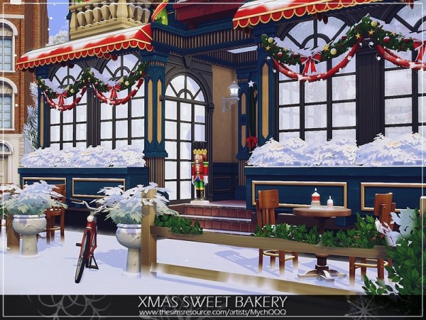  The Sims Resource: Xmas Sweet Bakery by MychQQQ