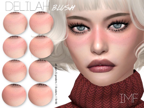  The Sims Resource: Delilah Blush N.46 by IzzieMcFire