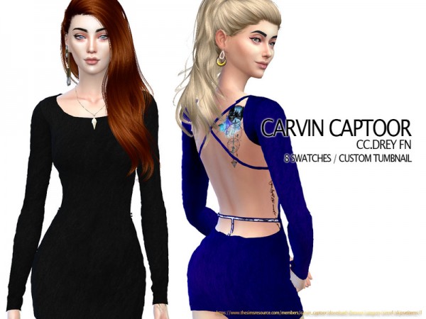  The Sims Resource: Drey Outfit by carvin captoor