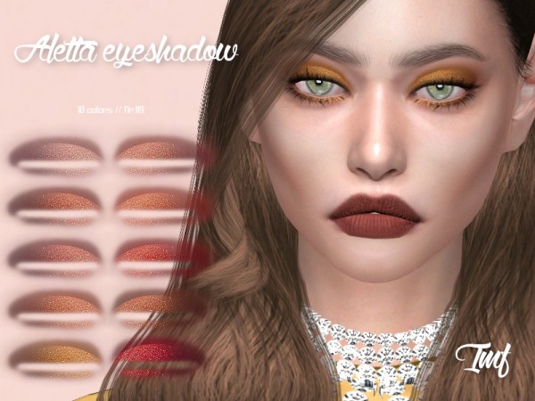  The Sims Resource: Aletta Eyeshadow N.119 by IzzieMcFire