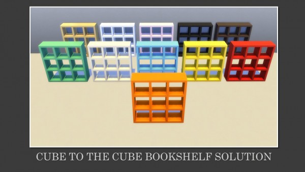  Mod The Sims: Empty Discover University Bookshelves with Slots by Teknikah