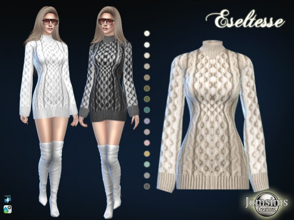  The Sims Resource: Eseltesse dress by jomsims