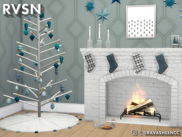  The Sims Resource: Sleigh in It Modern Winterfest Set by RAVASHEEN