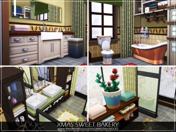 The Sims Resource: Xmas Sweet Bakery by MychQQQ