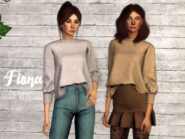  The Sims Resource: Fiona sweater by laupipi