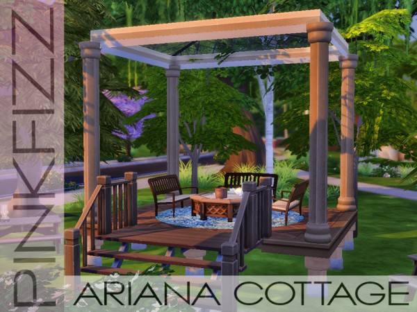  The Sims Resource: Ariana Cottage by Pinkfizzzzz