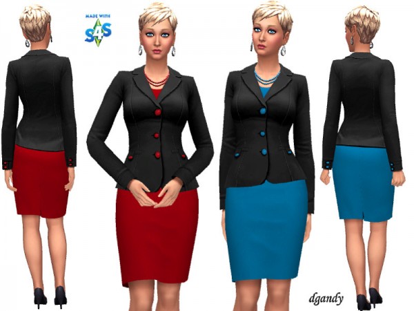  The Sims Resource: Career Line   Power Suit 201912065 by dgandy
