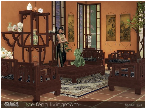  The Sims Resource: Meifeng livingroom by Severinka