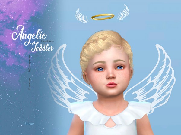  The Sims Resource: Angelic Toddler Headdress by Suzue