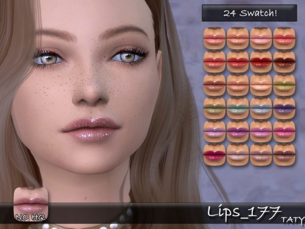  The Sims Resource: Lips 177 by Taty